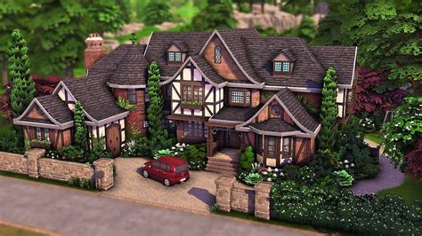 sims 4 tudor building set